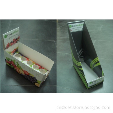 Counter/Shop Promotion Fluting/Cardboard Display Stand/Box/Case with Customzied Printing and Design